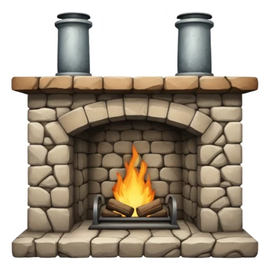 Cheminée sticker