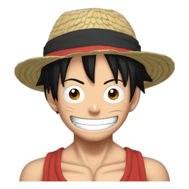 Monkey d luffy realist sticker