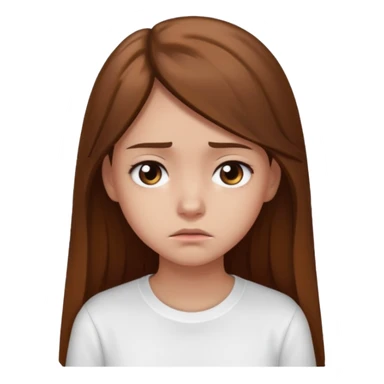 teenage gorl having disappointment about her idol - sadness from unfulfilled hopes or expectations sticker