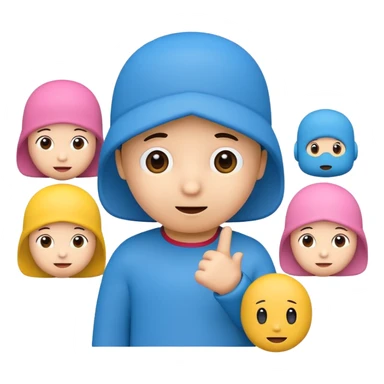 make pocoyo emojis sticker