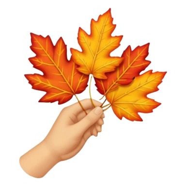  autumn on hand sticker