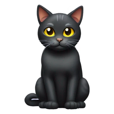 Halloween cat sticker