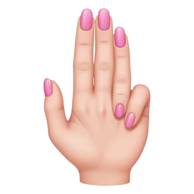 Make a emoji of a very small finger  sticker