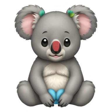 High resolution of A  koala sticker