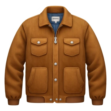 Corduroy textured jacket ridges sticker