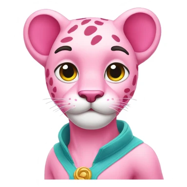 cute Pink panther sticker