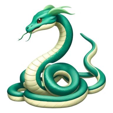 Seviper-Dragonair-Dratini-Snake-hybrid, full body, no legs sticker