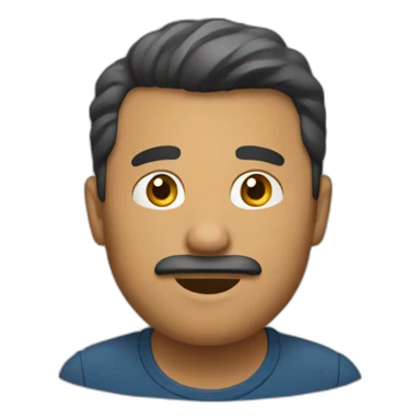 Hombre saludando sticker