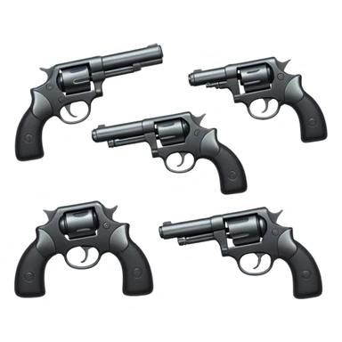 4 guns sticker