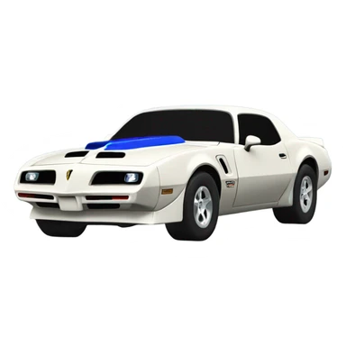 Blue trans am side sticker