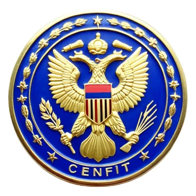 Эмблема футбольный клуб "Зенит" с 4 звёздами sticker