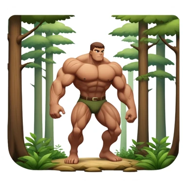 Giant stepping on guy sticker