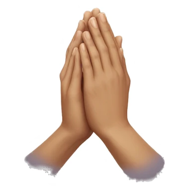 Pray hands sticker