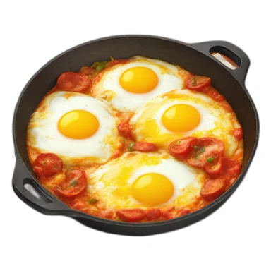 shakshuka with 2 eggs sticker