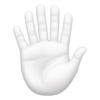 Fingertips of two hands touching  sticker