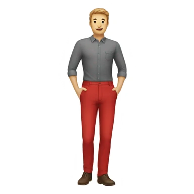 RED TROUSER  sticker