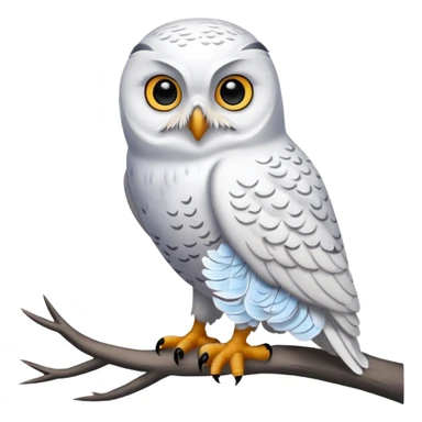Hibou glacé  sticker