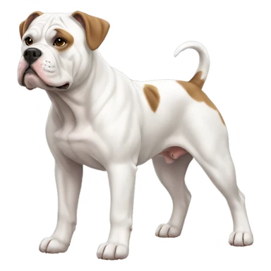 American Bulldog Dog Breed Full Body sticker
