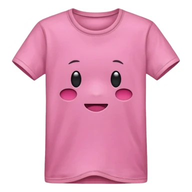 pink t-shirt sticker