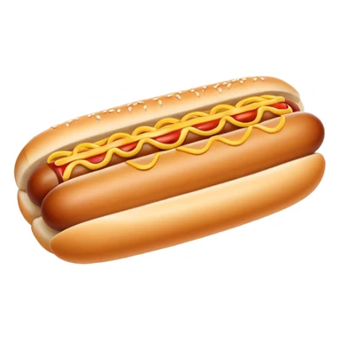 Dog inside of a hotdog sticker