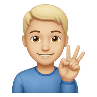 Face smirking and pinching fingers  sticker