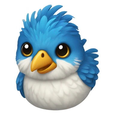 Agaporni azul sticker