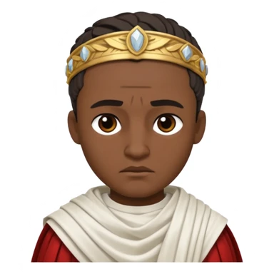 julius caesar young evil toga sticker