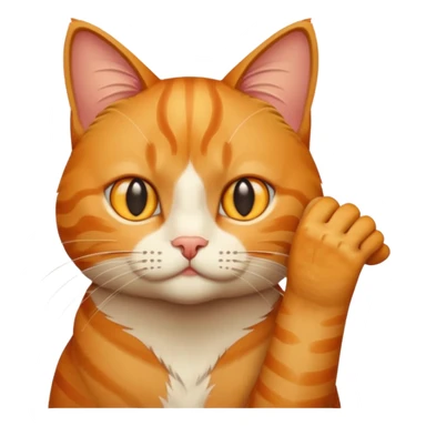 Scheming cat with steepled fingers sticker
