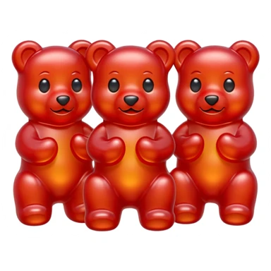 red Gummy Bears sticker