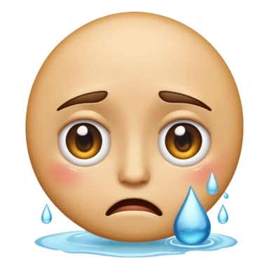 emoji face trying not to cry sticker