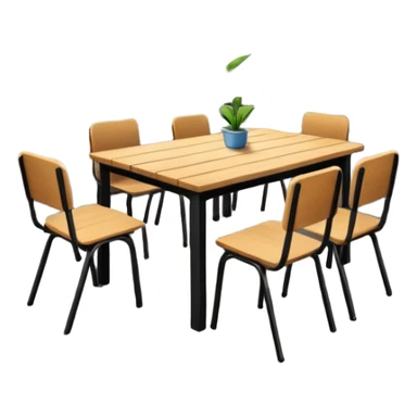 Beautiful School rooftop study area sticker