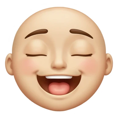 a face with closed eyes happily drooling sticker