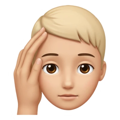 Toca na cabeça sticker