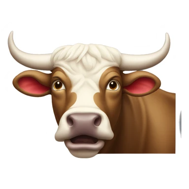 Bull drinking redbull sticker