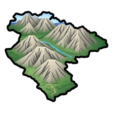 Outline of the country of Haiti sticker