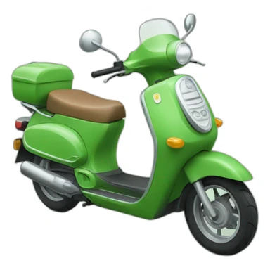 cucumber moped sticker
