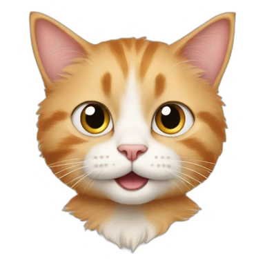 Ed Sheeran as a cartoony anthropomorphic cat sticker