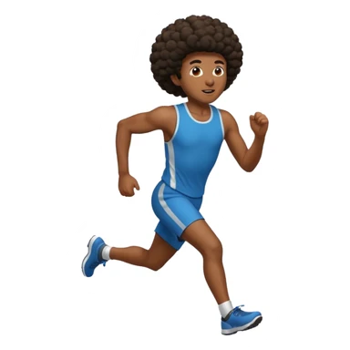 persona afroamericana canada de correr sticker
