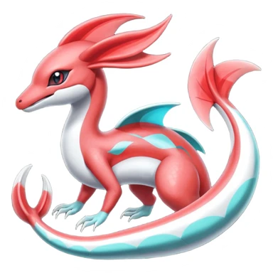 Meloetta-Milotic-Inteleon-Heliolisk-Helioptile-Salamence-Salandit-Latias-Fakémon-creature-hybrid sticker