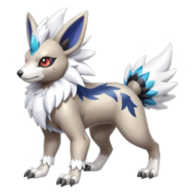 Shiny Zigzagoon-Absol-Trico-Hybrid (Full body) sticker