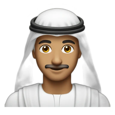 UAE face sticker