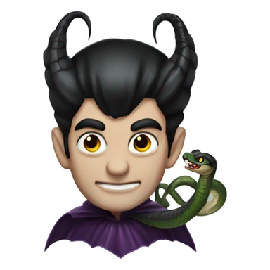 Vampiro duende con lengüeta de serpiente  sticker