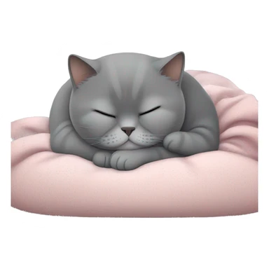 british shorthair sleeping sticker