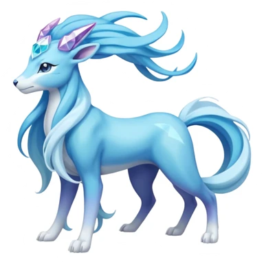 Suicune-Amaura-Pokémon (full body) sticker