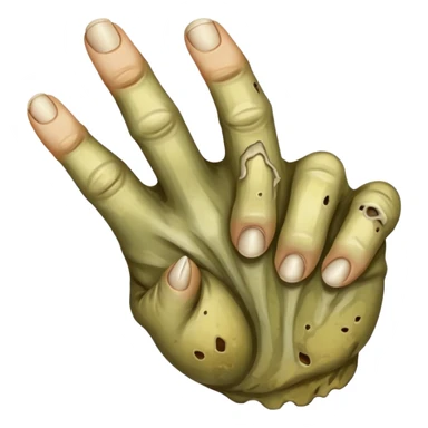 Gangrene thumb sticker