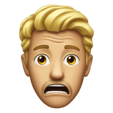 shocking emoji sticker