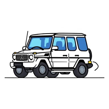 Karen driving a black Mercedes Benz suv sticker