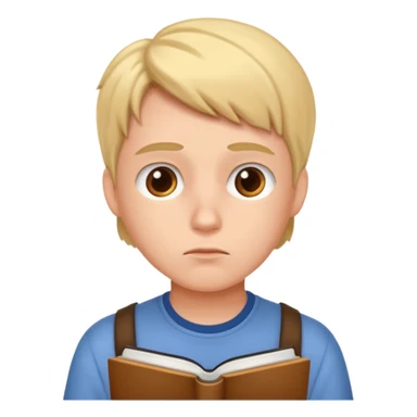 thinking student sticker