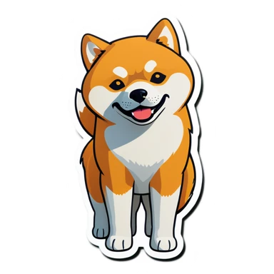 Shiba inu sticker