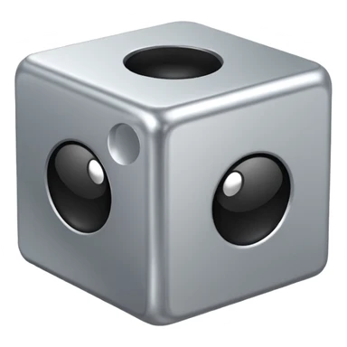 3d cube sticker